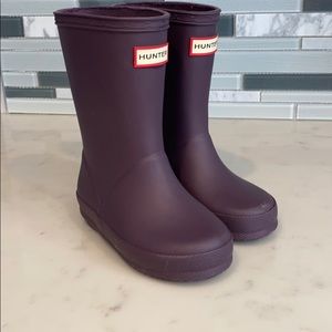 Hunter boots size 7